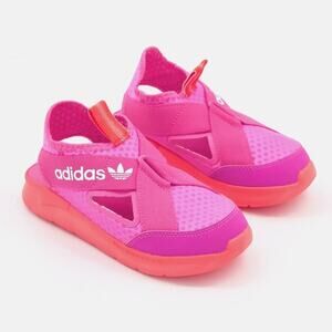 Adidas Originals 360 Sandal C BP Sz 6 FX4952 Pink/White/Solar Red
